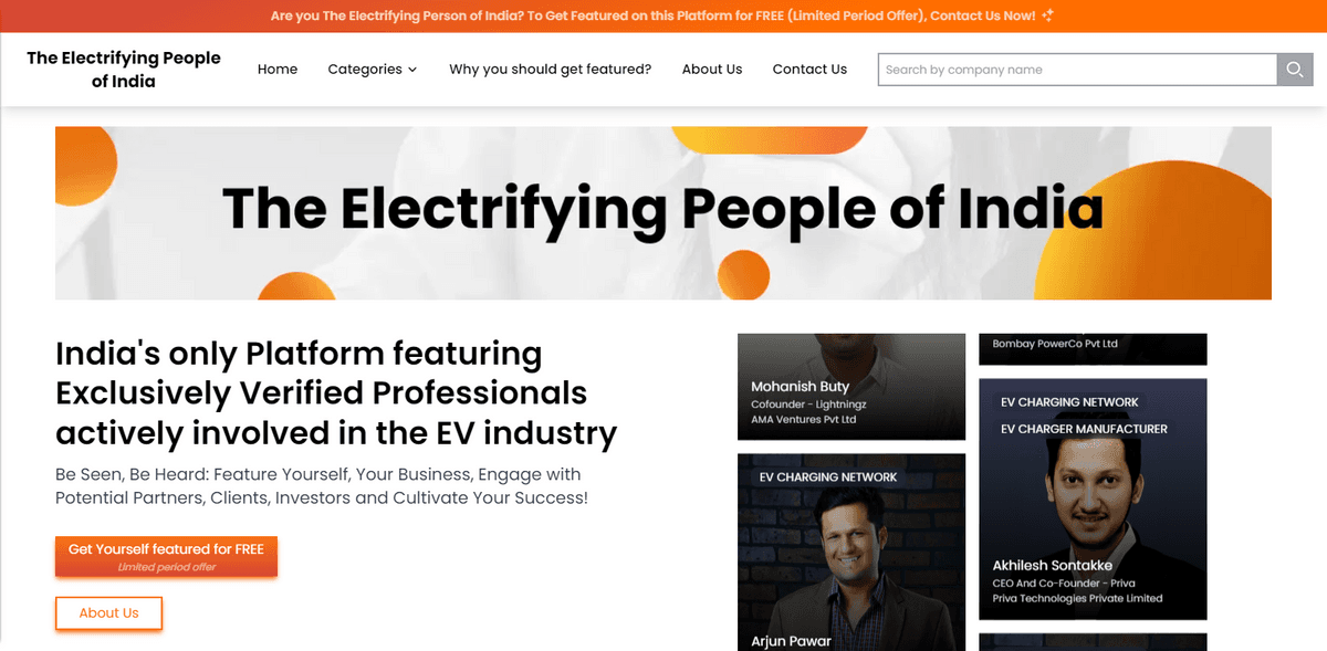 https://www.electrifyingpeopleofindia.in/